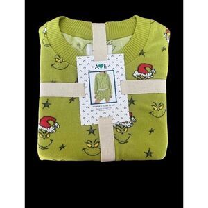 NWT American Eagle Green Grinch Pajama Set XXS